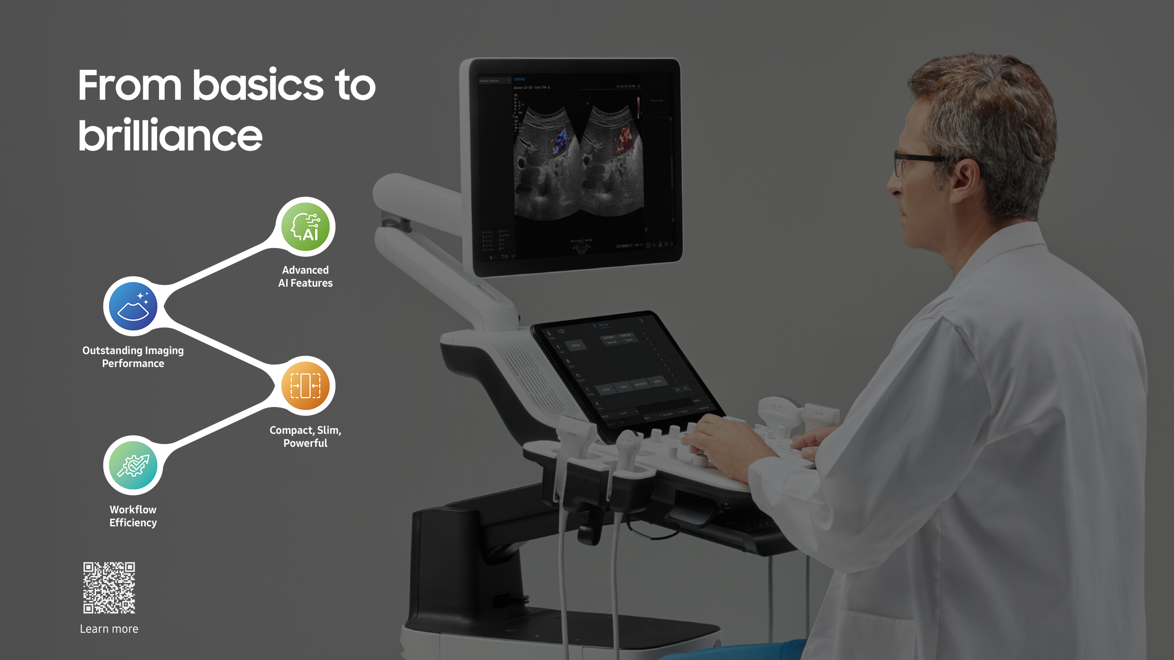 V5 highlights: outstanding imaging performance, advanced AI features, compact slim and powerful design, workflow efficiency